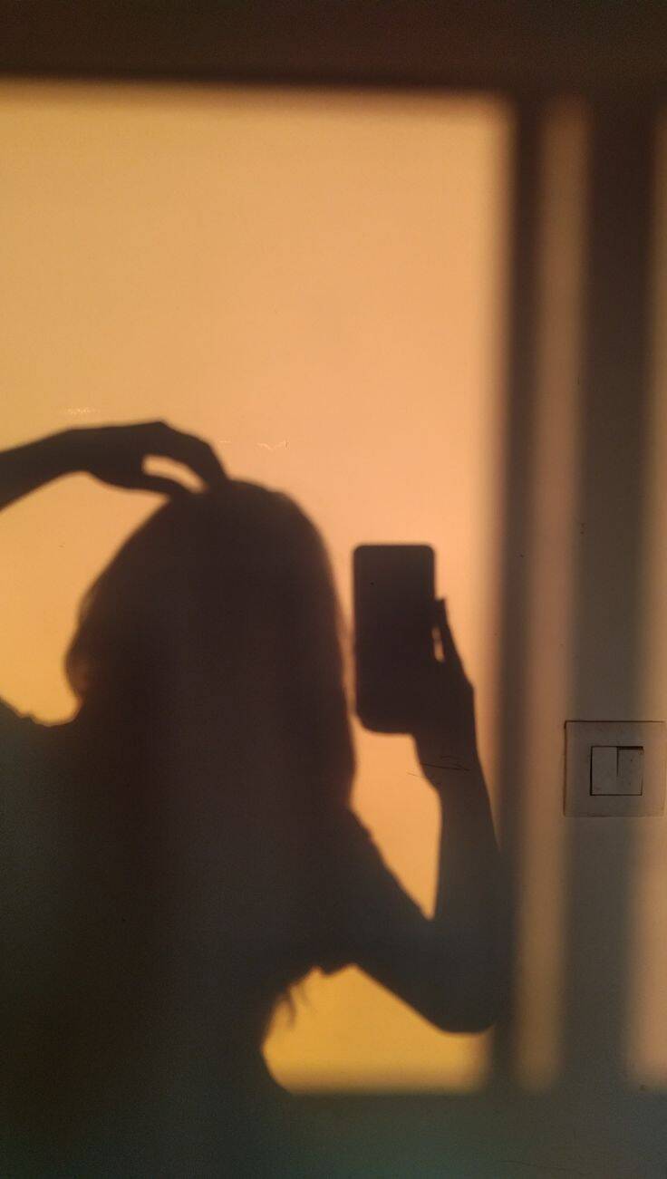 Aesthetic pfp Profile Picture Silhouette at Sunset