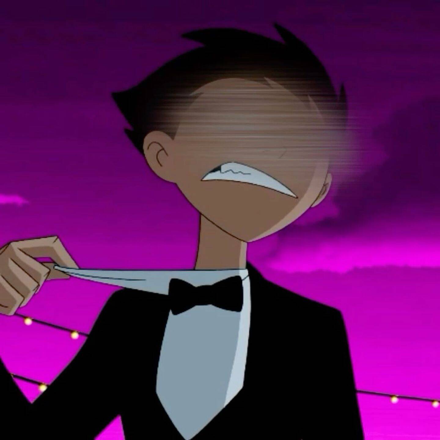 Cartoon Character in Suit Profile Picture for Discord