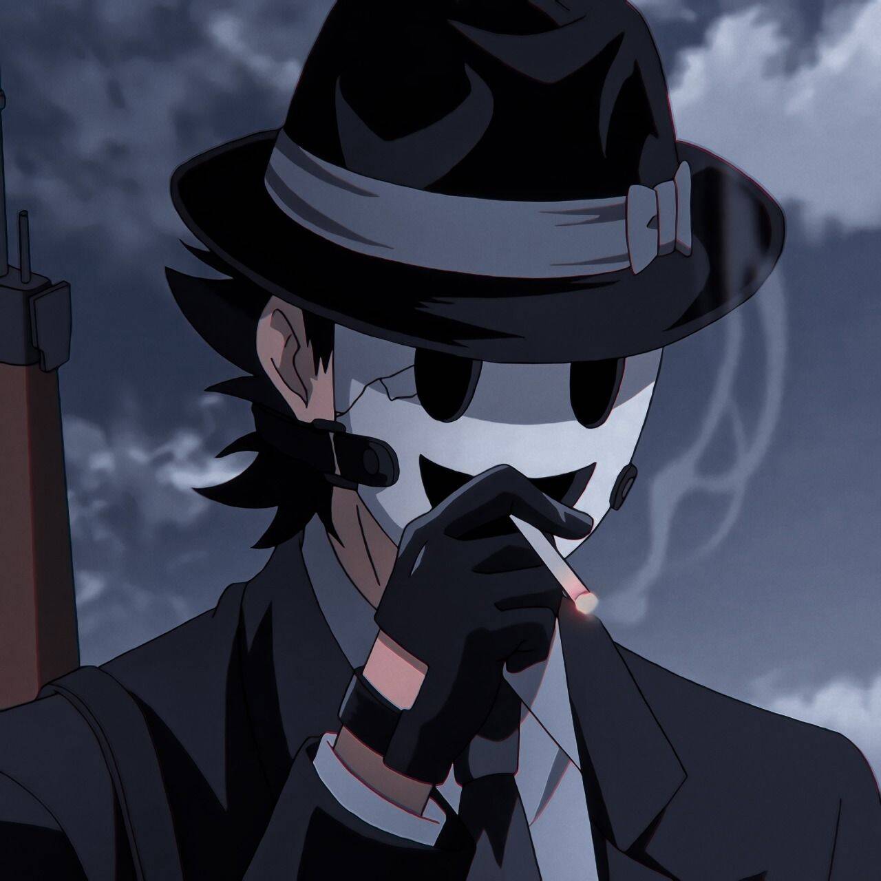 Anime Boy pfp Profile Picture with Mask and Hat