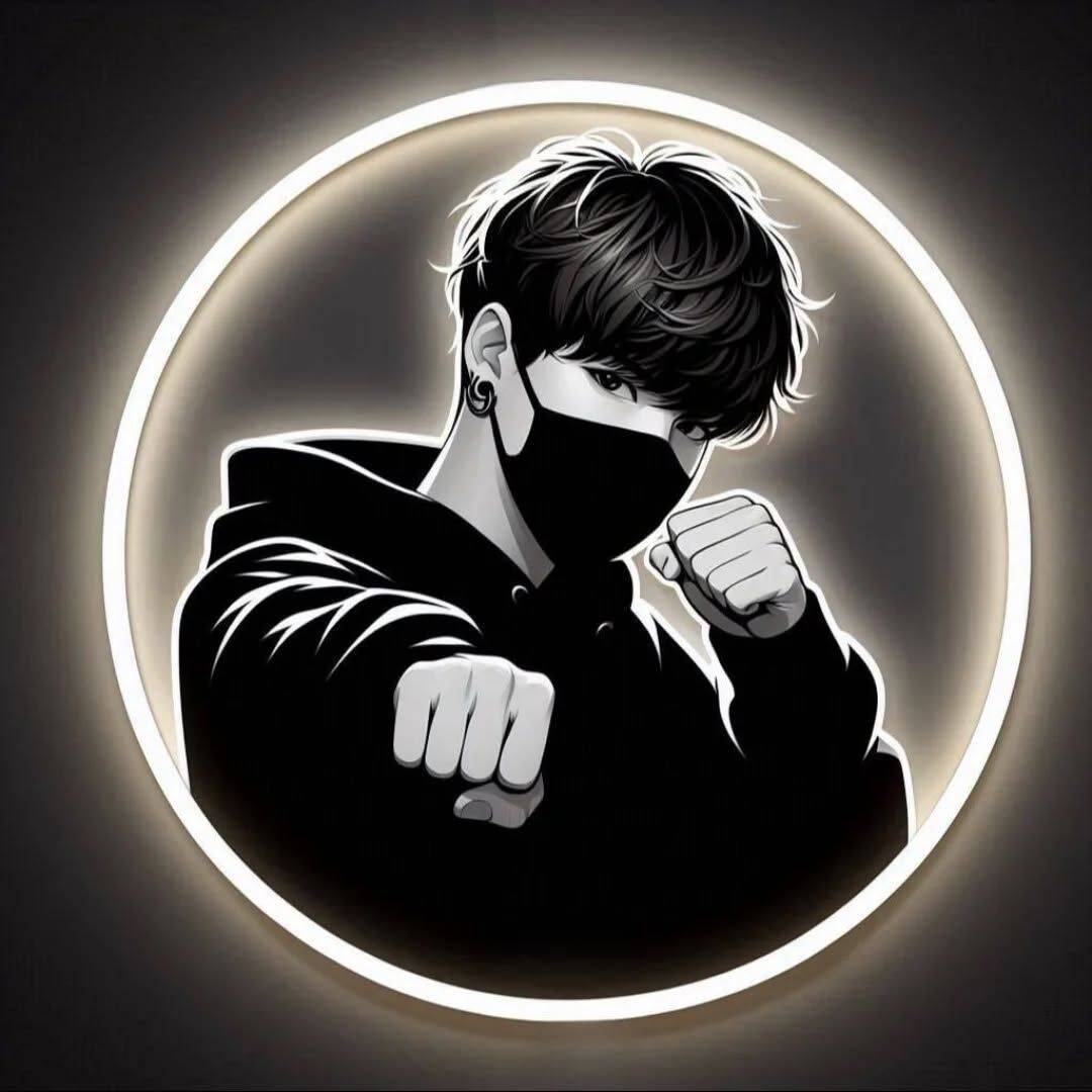 Anime Boy with Mask and Hood pfp Profile Picture