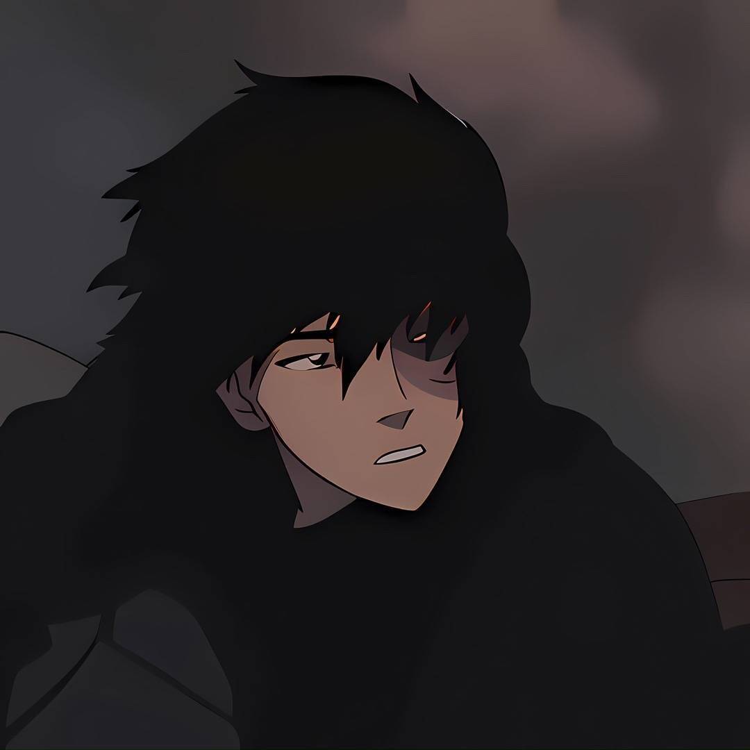 Anime Boy with Black Hair and Mysterious Look pfp Profile Picture