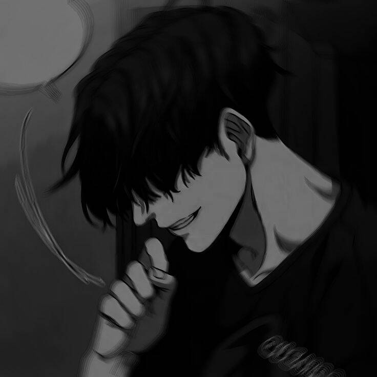 Anime Boy with Mysterious Smile pfp Profile Picture