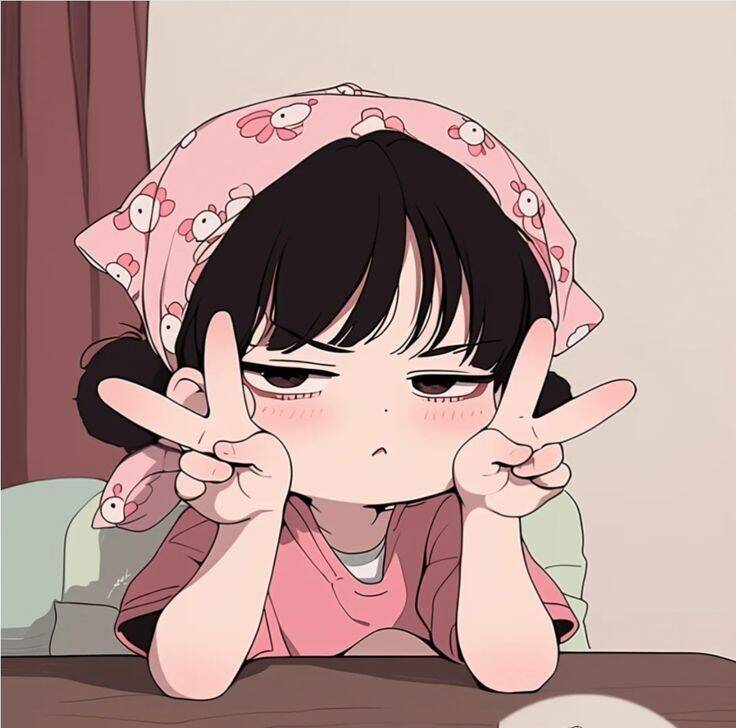 Cute Girl pfp Profile Picture with Scarf