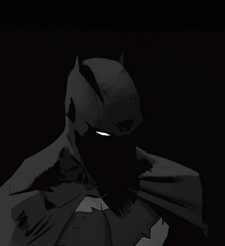 Batman pfp Profile Picture in Dark Silhouette