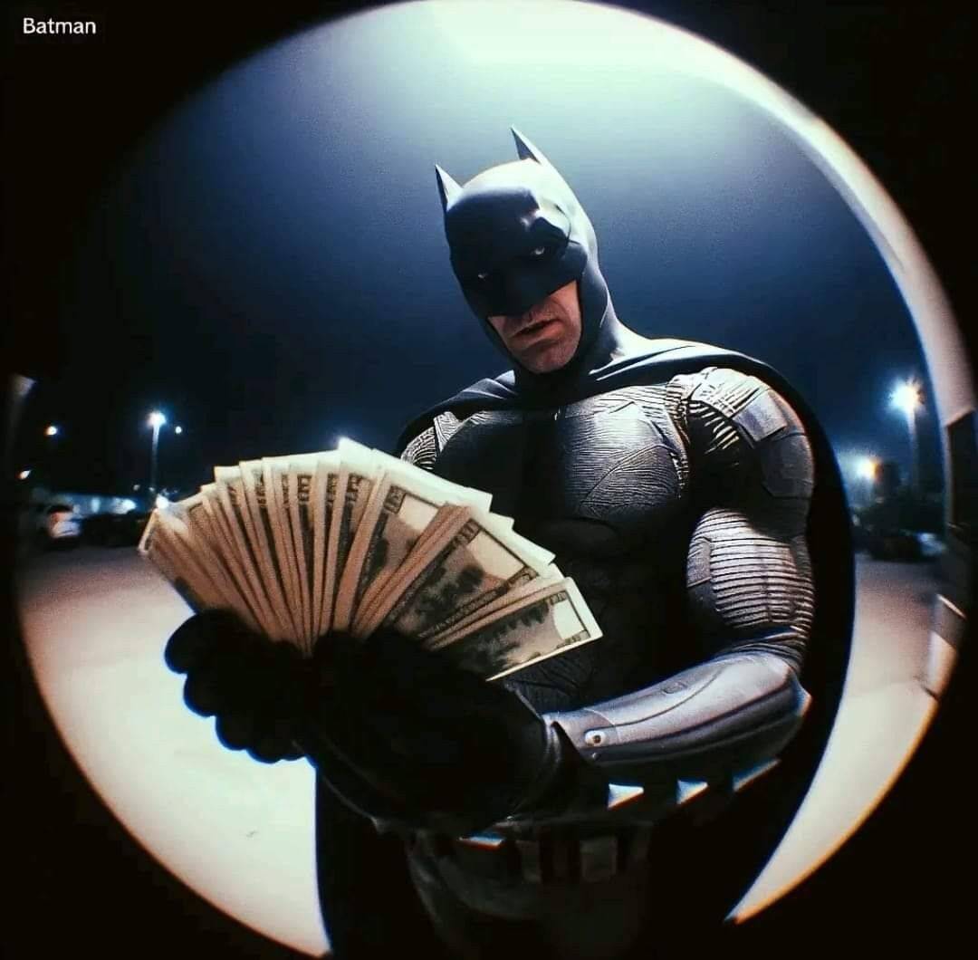 Batman pfp Profile Picture with Money