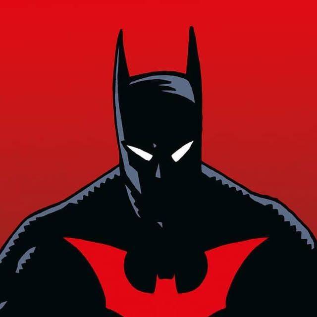 Batman pfp Profile Picture with Red Background