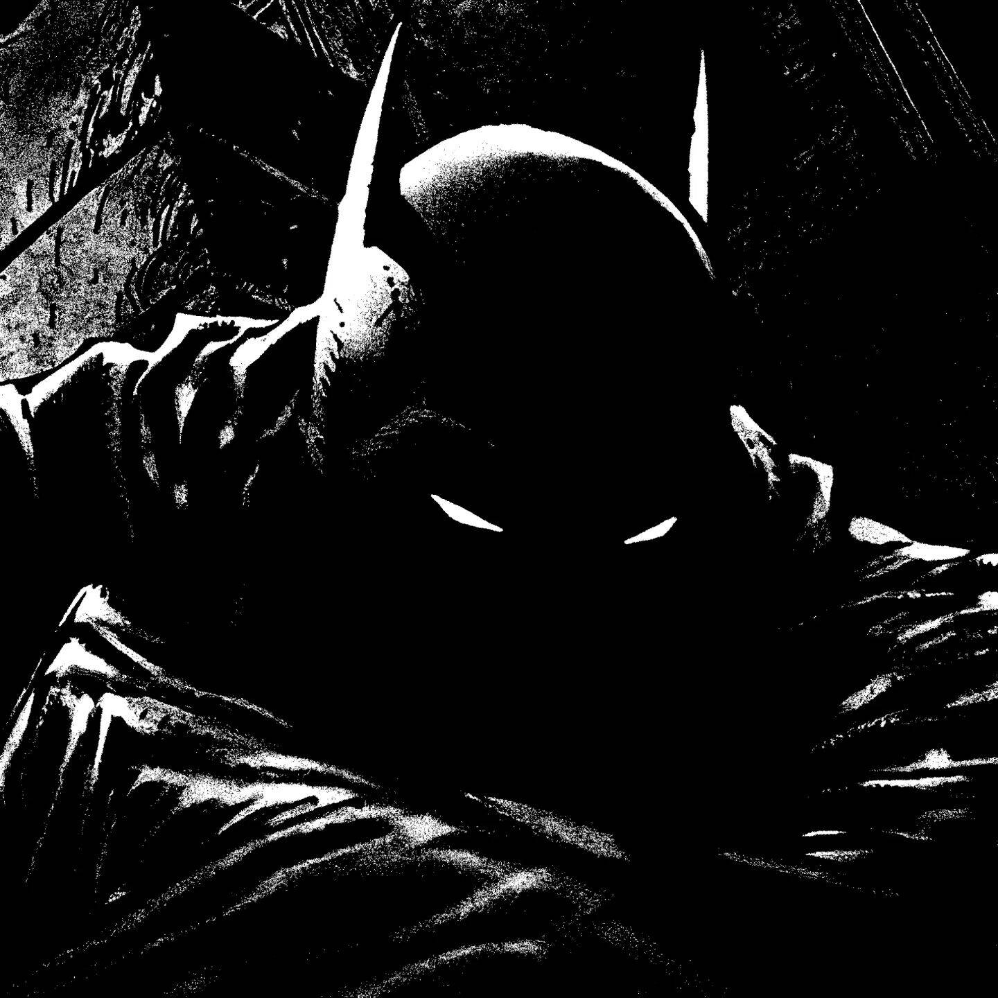 Batman pfp Profile Picture in Dramatic Silhouette