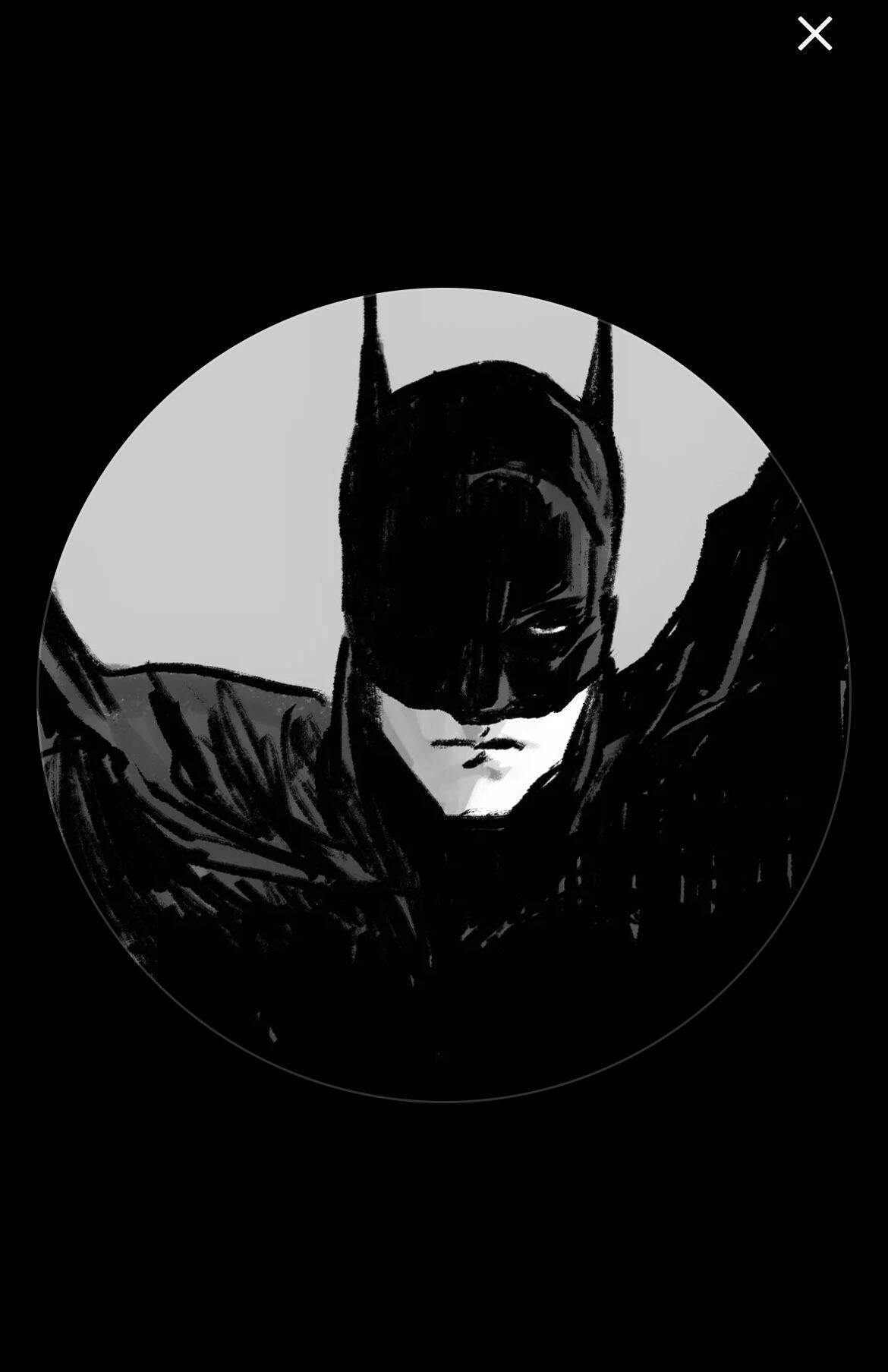 Batman in Dark and Minimalist Style pfp Profile Picture