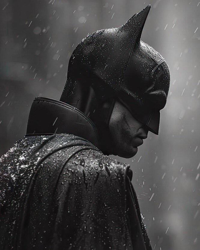Batman Under the Rain pfp Profile Picture