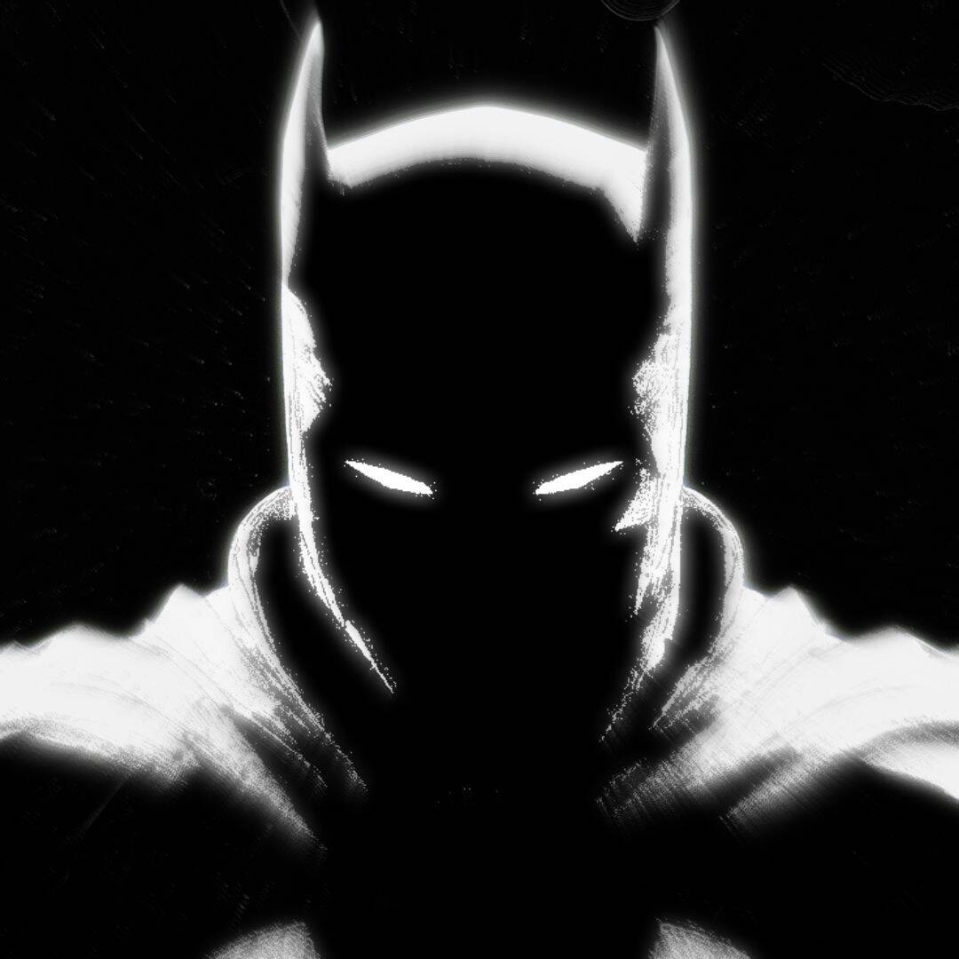 Batman in Mysterious Silhouette pfp Profile Picture