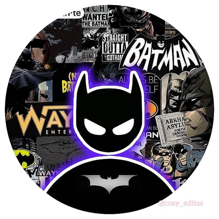Batman pfp Profile Picture in Comic Style