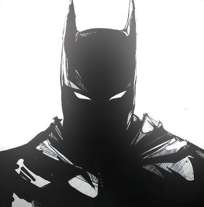 Batman pfp Profile Picture in Dark Silhouette