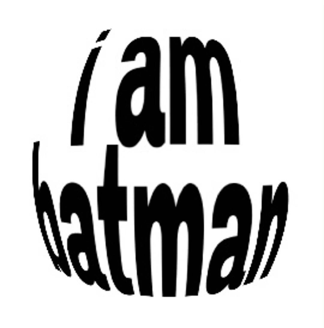 Batman pfp Profile Picture with Text ‘I Am Batman’