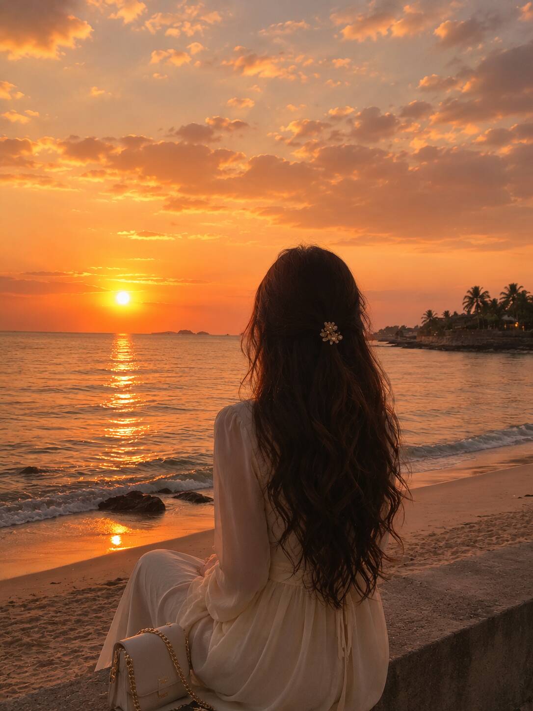 Aesthetic pfp Profile Picture of Sunset at the Beach