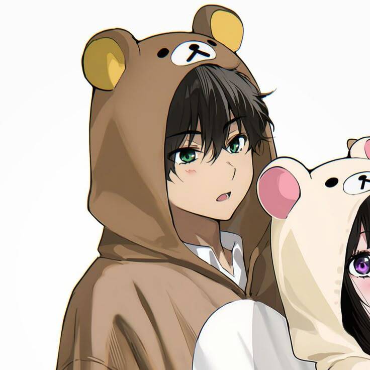 Teddy Bear pfp Profile Picture for Matching Couple