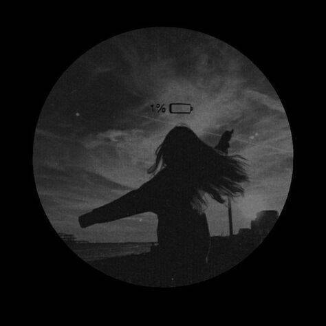 Pretty and Cute Pfp Profile Picture of Silhouette at Sunset