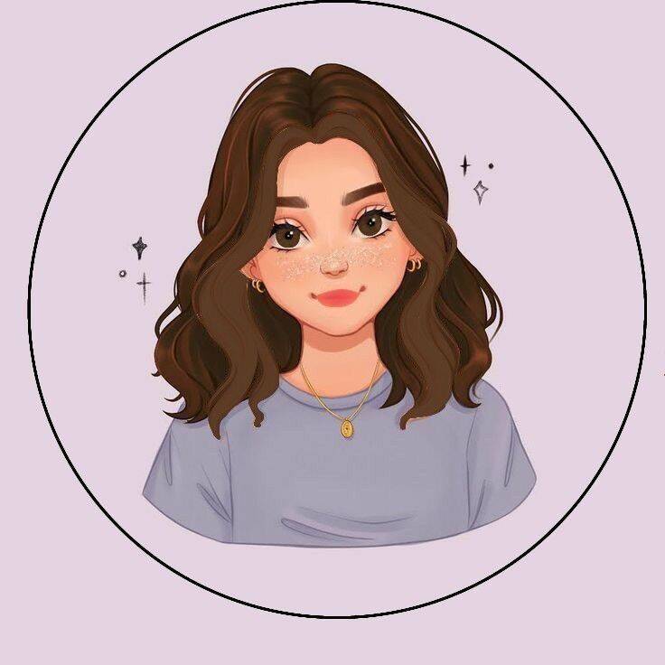 Beautiful Girl Illustration pfp Profile Picture