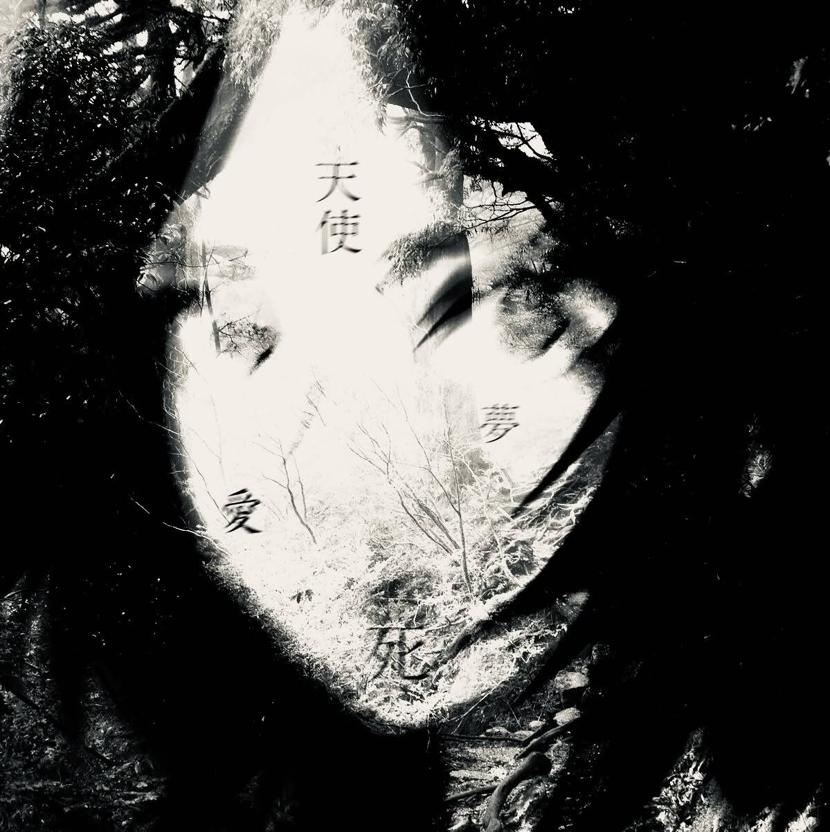 Black Profile Picture with Artistic Effects and Letters