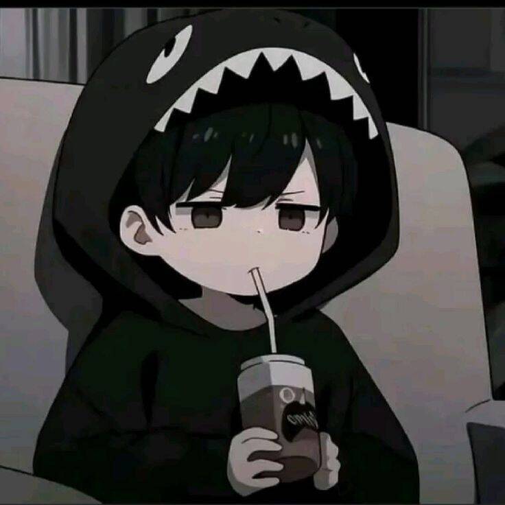 Boy in Black Hoodie pfp Profile Picture
