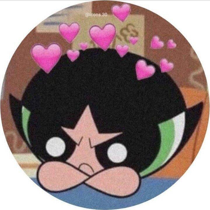 Buttercup Girl pfp Profile Picture with Hearts
