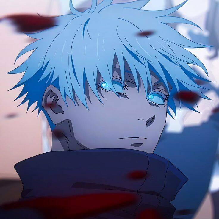 Character with Blue Hair pfp Profile Picture