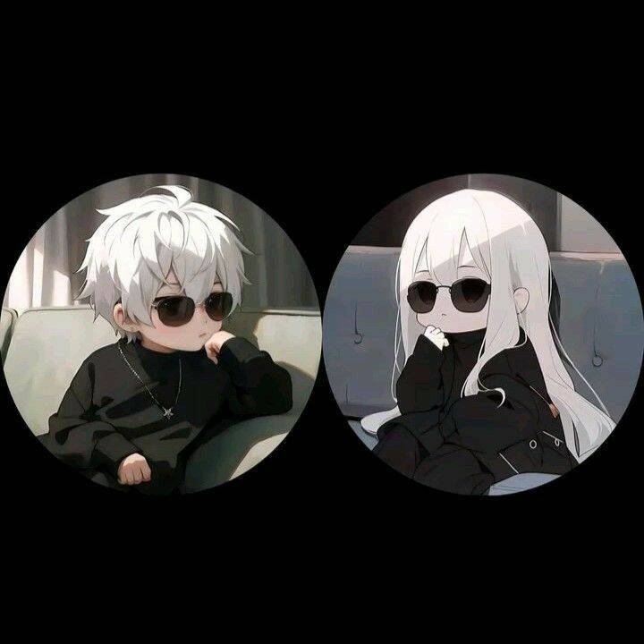 Cool Style with Sunglasses pfp Profile Picture for Matching Couple