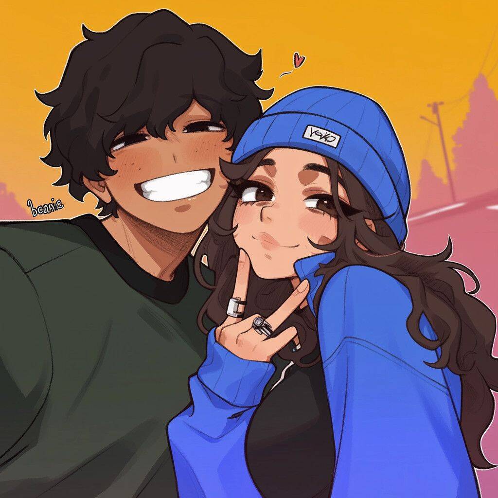 Cool Style Matching Couple pfp Profile Picture