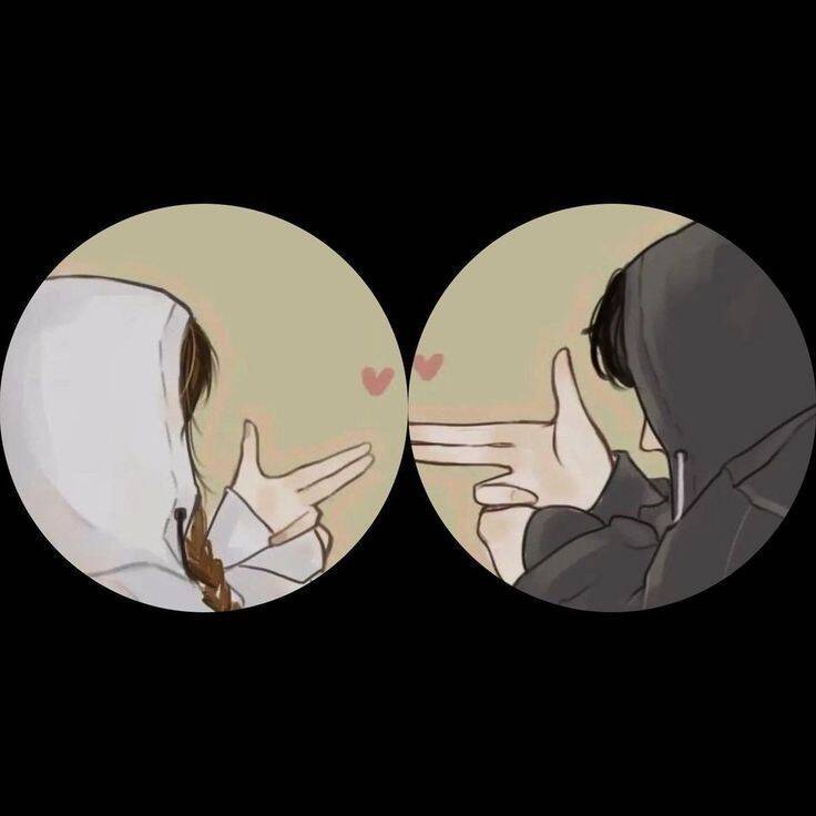 Hands in Heart Matching Couple pfp Profile Picture