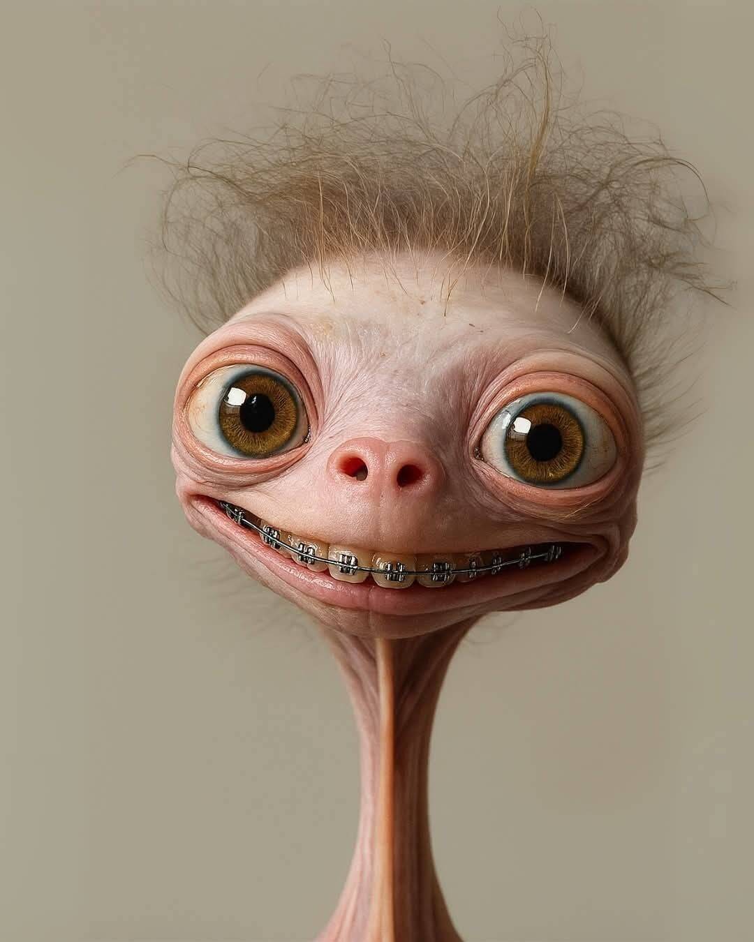 Funny Creature Pfp Profile Picture with Fun Smile