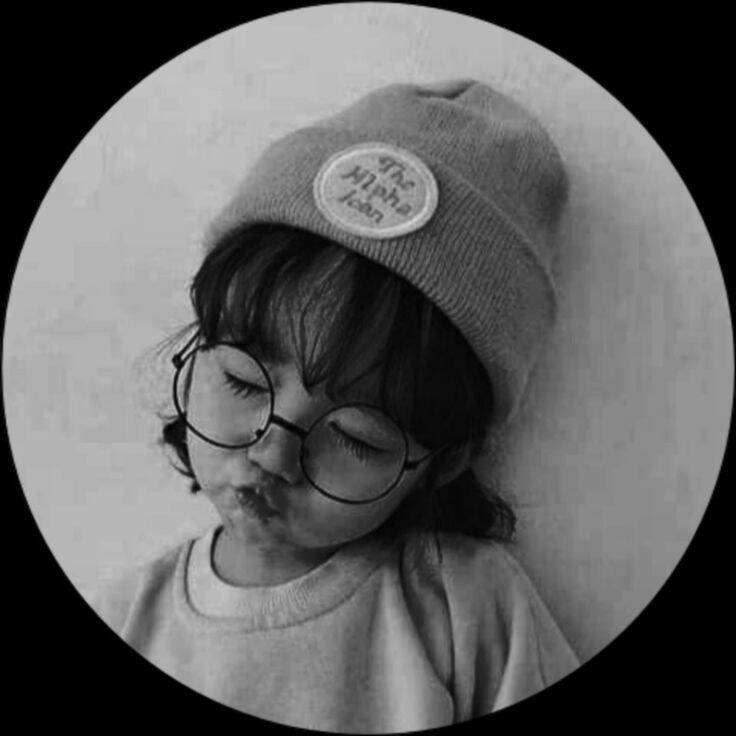 Beautiful and Cute Child Pfp Profile Picture with Glasses and Beanie