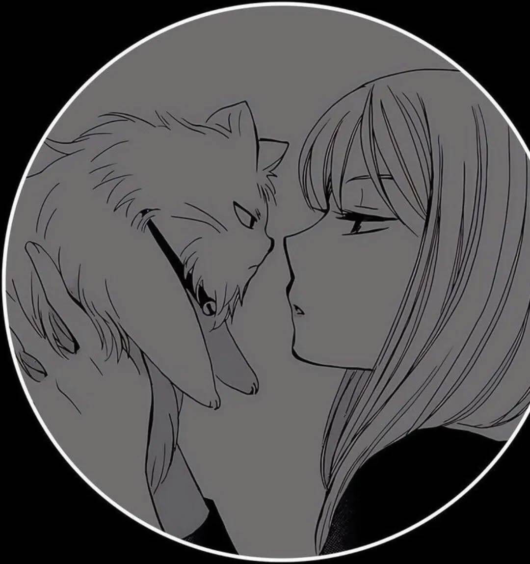 Cute and Adorable Anime Pfp Profile Picture with Cat