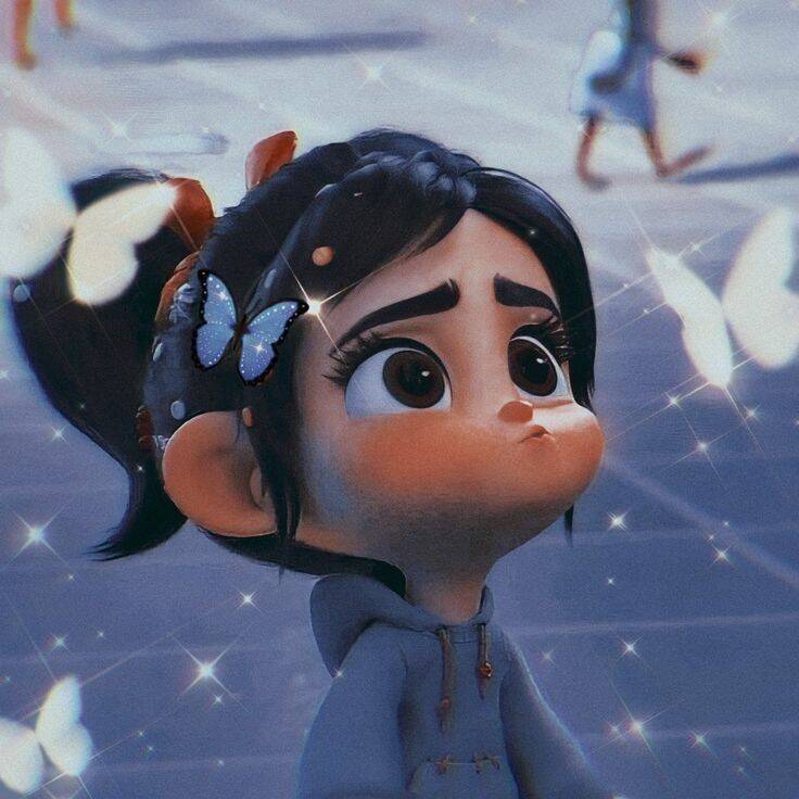 Cute Girl with Butterflies Aesthetic pfp Profile Picture