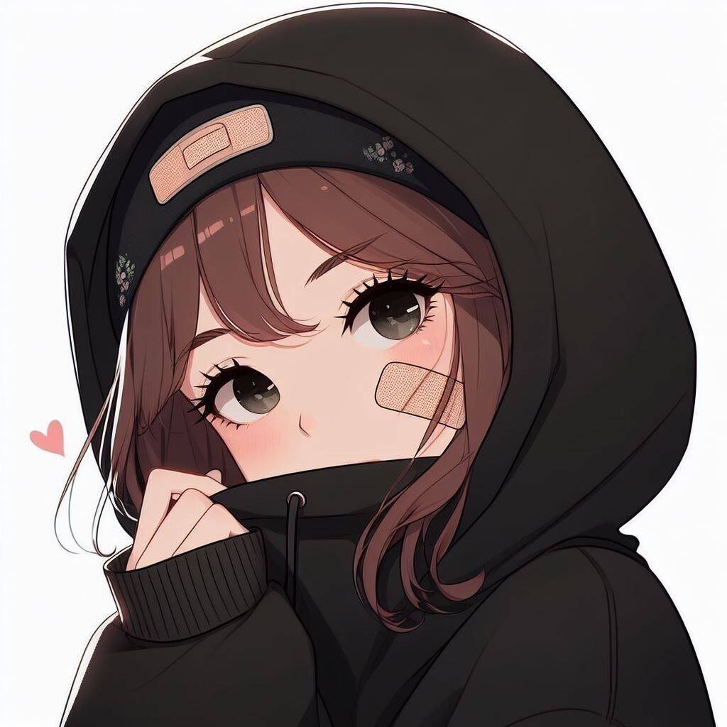 Cute and Adorable Girl Pfp Profile Picture in Aesthetic Hoodie