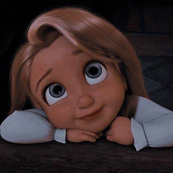 Cute Girl with Long Hair and Big Eyes pfp Profile Picture