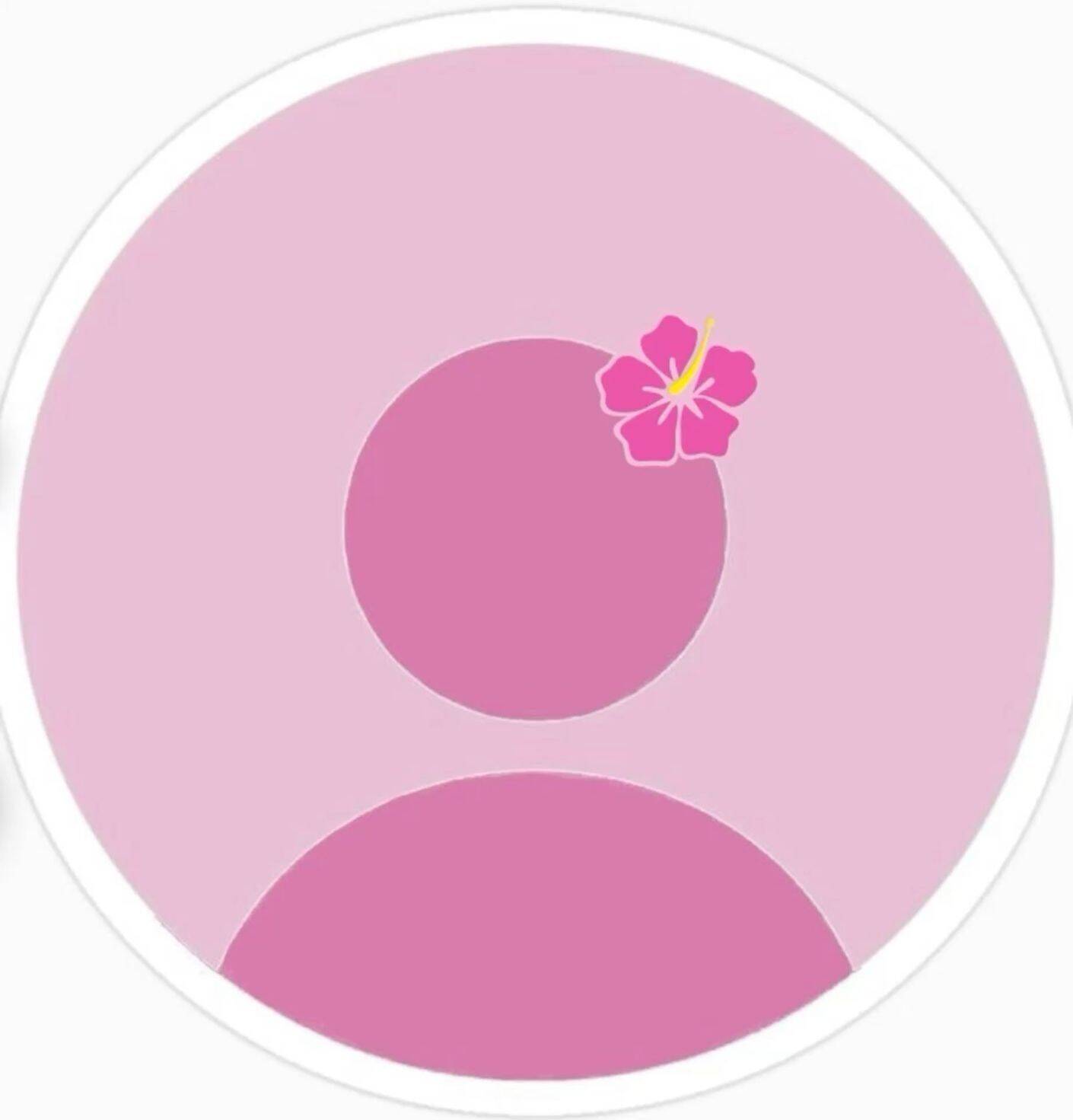 Cute and Adorable Pfp Profile Picture with Pink Flower