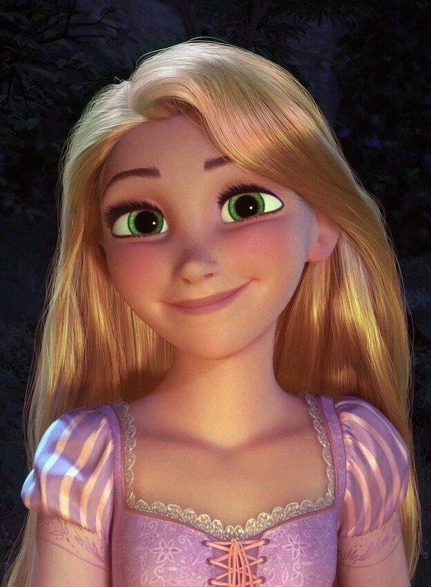 Cute Rapunzel with Long Hair pfp Profile Picture