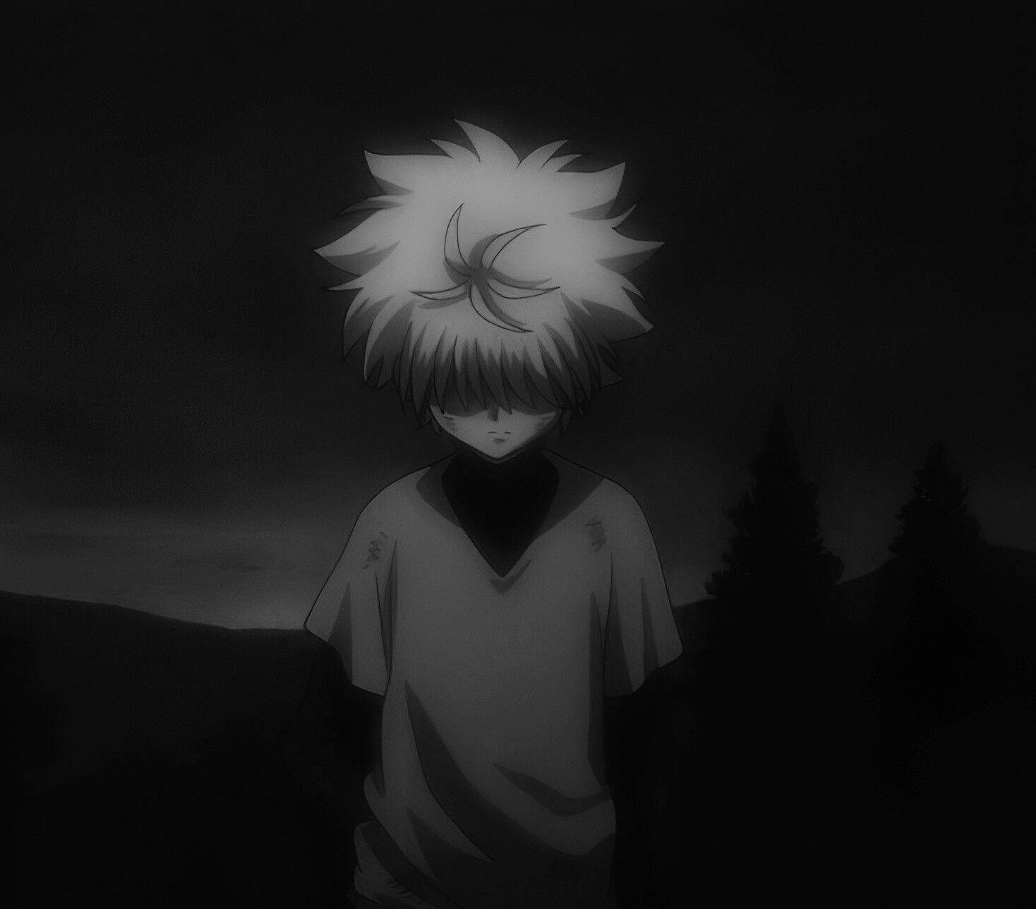 Killua pfp Profile Picture Dark Silhouette
