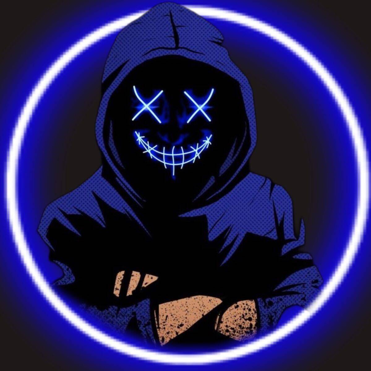 Dark Style pfp Profile Picture with Mask