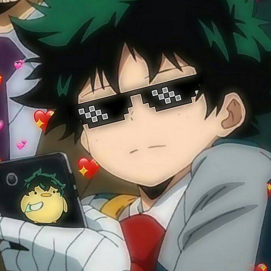 Deku pfp Profile Picture with Stylish Glasses