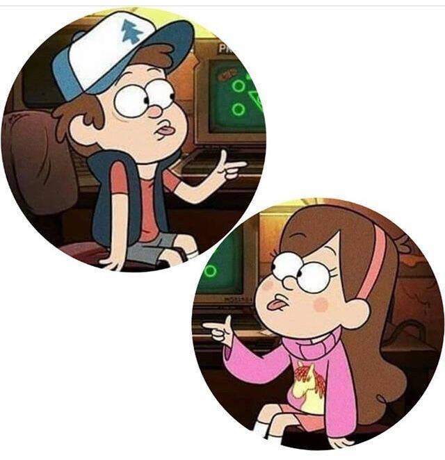 Dipper and Mabel pfp Profile Picture for Matching Couple