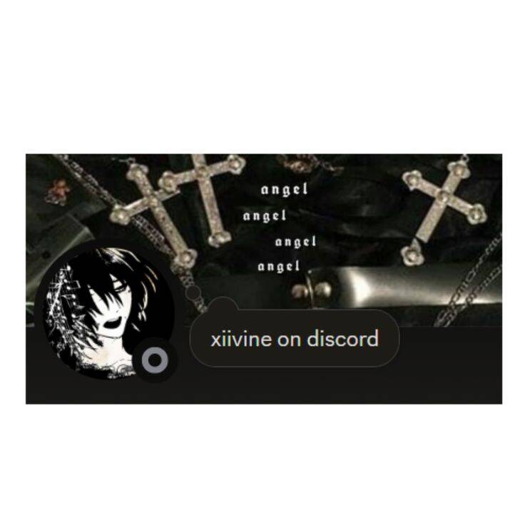 Emo pfp Profile Picture with Gothic Style and Cross