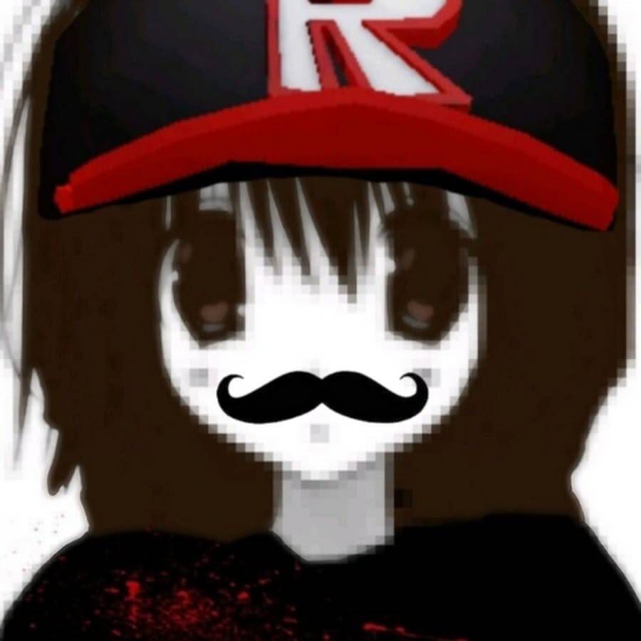 Emo pfp Profile Picture with Cap and Styled Mustache