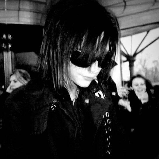Emo pfp Profile Picture with Long Hair and Sunglasses