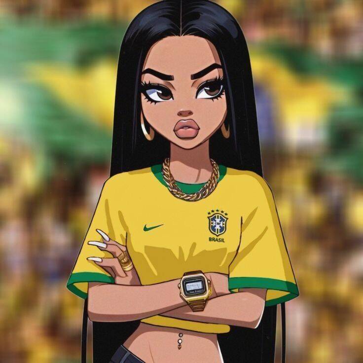 Girl​ Instagram pfp Profile Picture Football Brazil