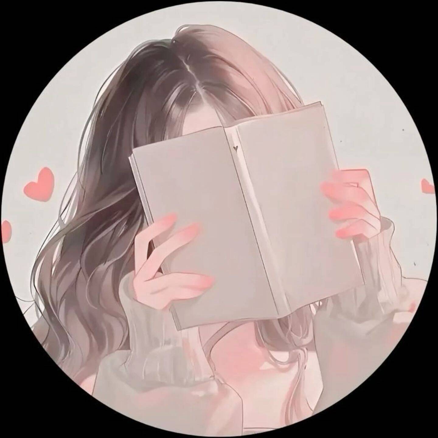 Girl​ pfp Profile Picture for WhatsApp with Book