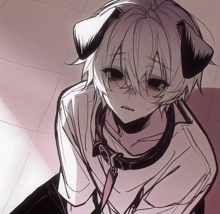 Femboy pfp Profile Picture with Dog Ears