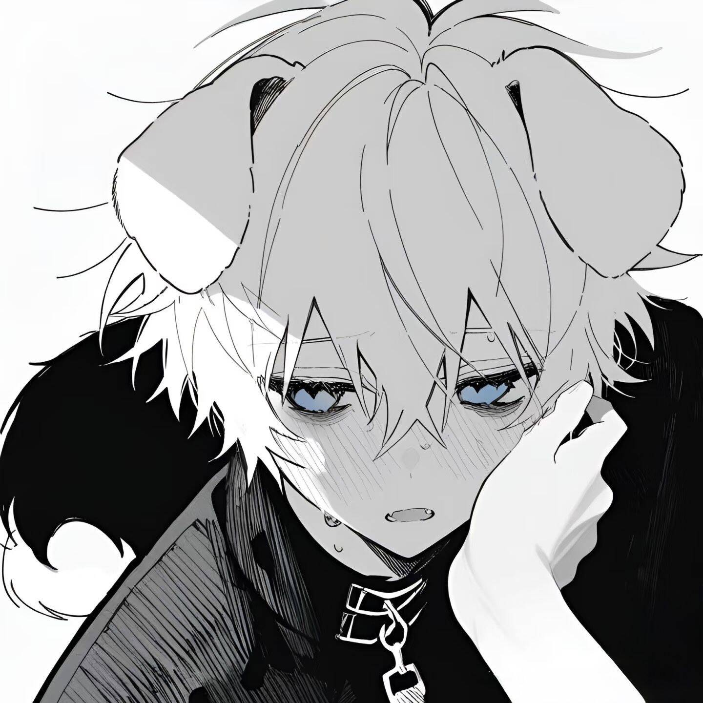 Femboy Pfp Profile Picture with Dog Ears