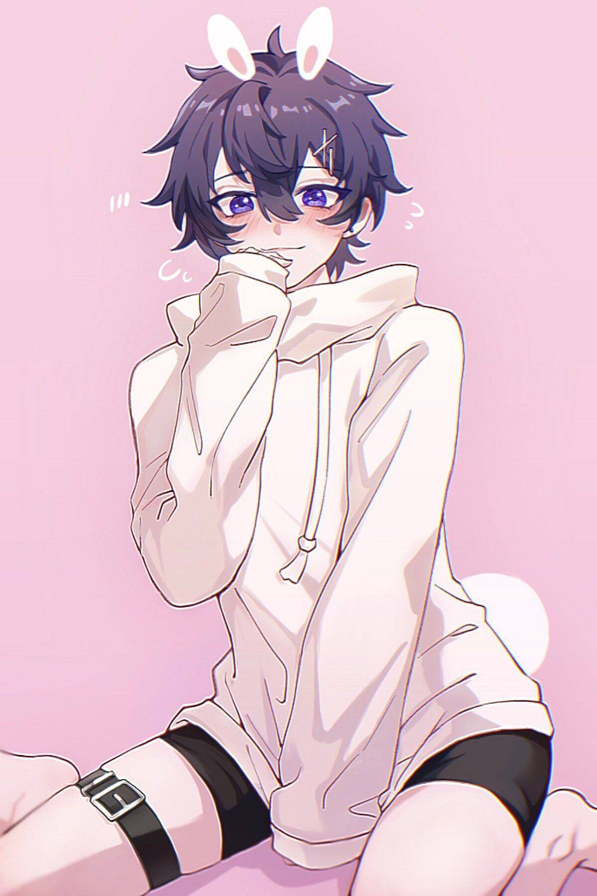 Femboy Pfp Profile Picture with Bunny Ears