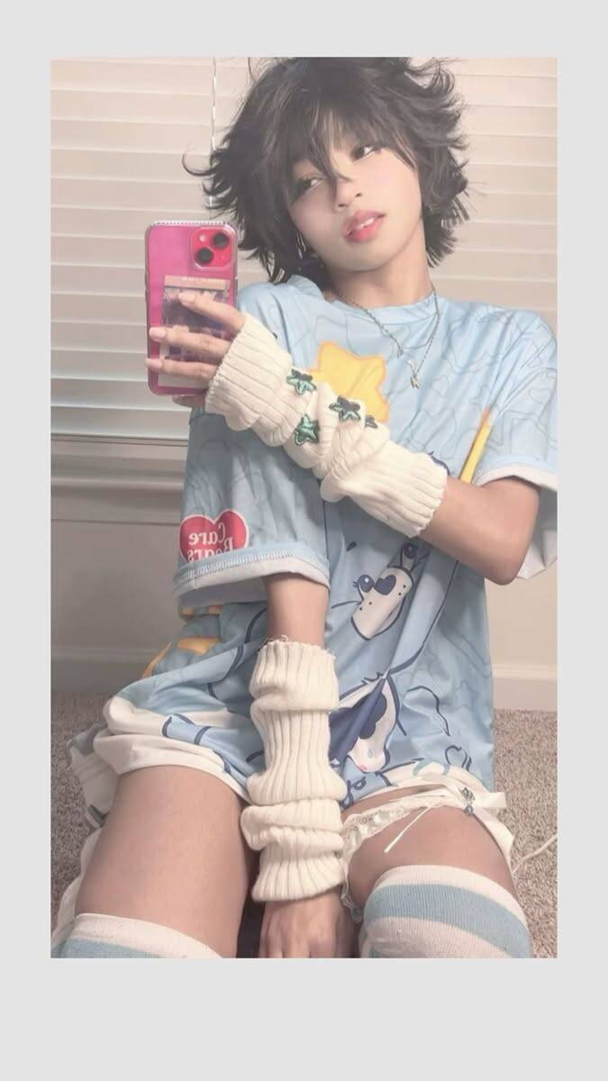 Femboy Pfp Profile Picture with Fun Casual Style