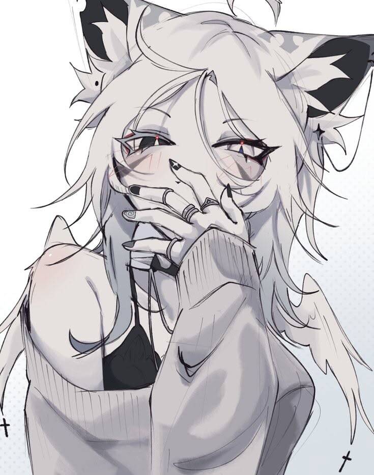 Femboy Pfp Profile Picture with Cat Ears